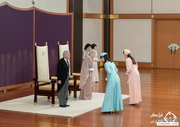 امپراتور ژاپن و همسرش، سالگرد ازدواجشان را جشن گرفتند