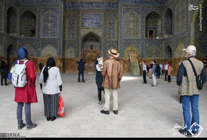 عکس /  گردشگران خارجی در شهر تاریخی اصفهان