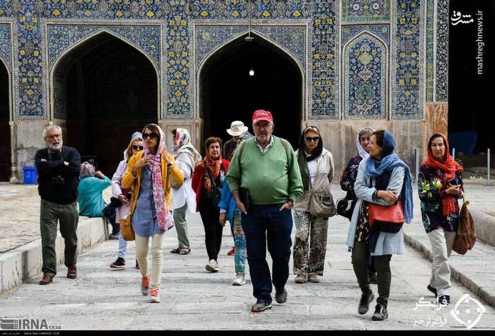 عکس /  گردشگران خارجی در شهر تاریخی اصفهان