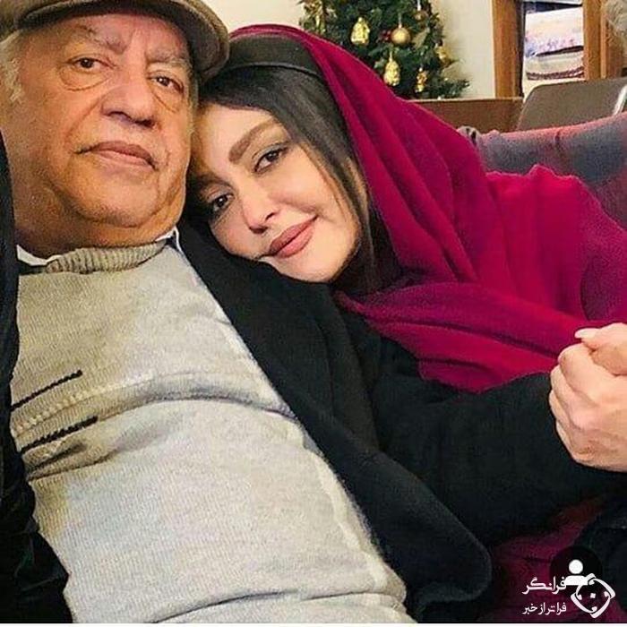 شقایق فراهانی در آغوش پدرش+عکس