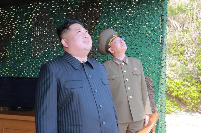 عکس /  اولین آزمایش موشکی کره شمالی پس از مذاکره
