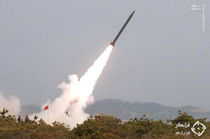 عکس /  اولین آزمایش موشکی کره شمالی پس از مذاکره