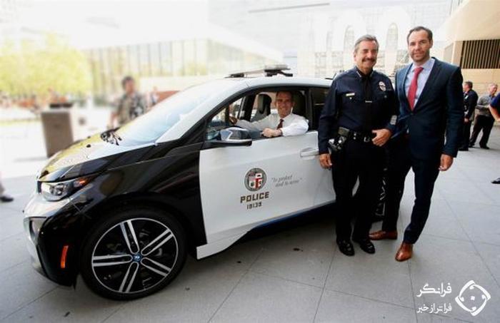 تسلا مدل 3 با لباس متفاوت پلیس!