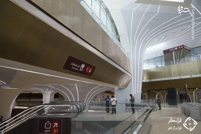 عکس /  افتتاح اولین خط مترو در قطر