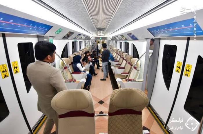 عکس /  افتتاح اولین خط مترو در قطر