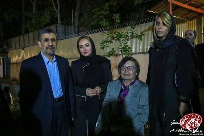 دو بازیگر معروف در افطاری احمدی نژاد / عکسها