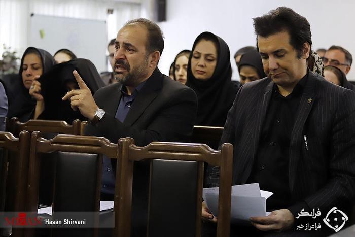 بازیگر معروف ایرانی در دادگاه +عکس