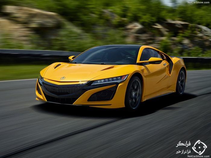 معرفی آکورا NSX مدل 2020 با رنگ زرد جدید