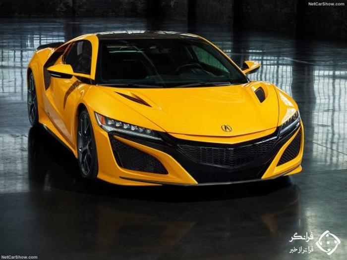 معرفی آکورا NSX مدل 2020 با رنگ زرد جدید