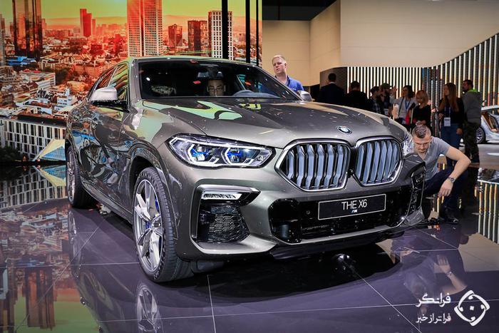 جلب توجه ب ام و X6 M50i در نمایشگاه فرانکفورت 2019